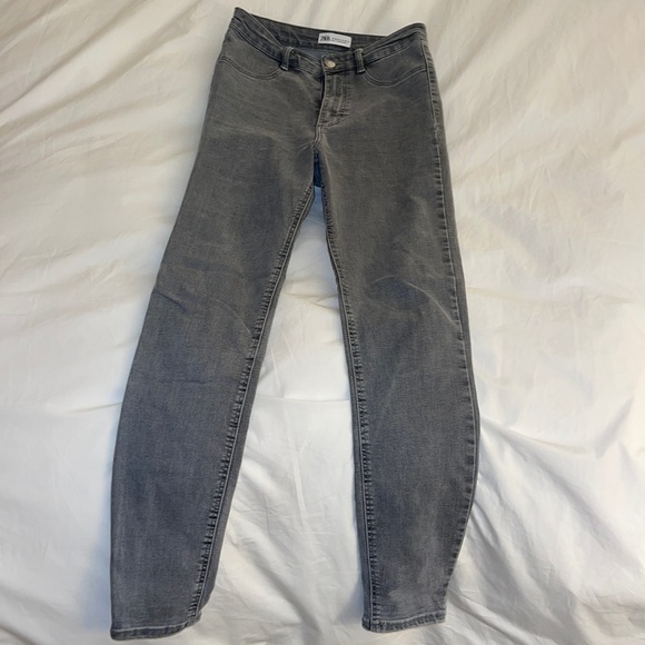 Zara Light Gray Pants - Picture 2 of 2